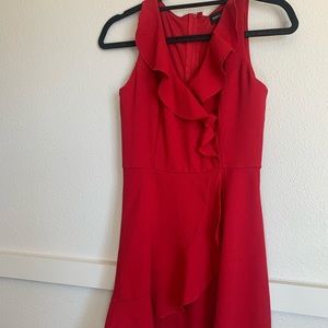 red dress